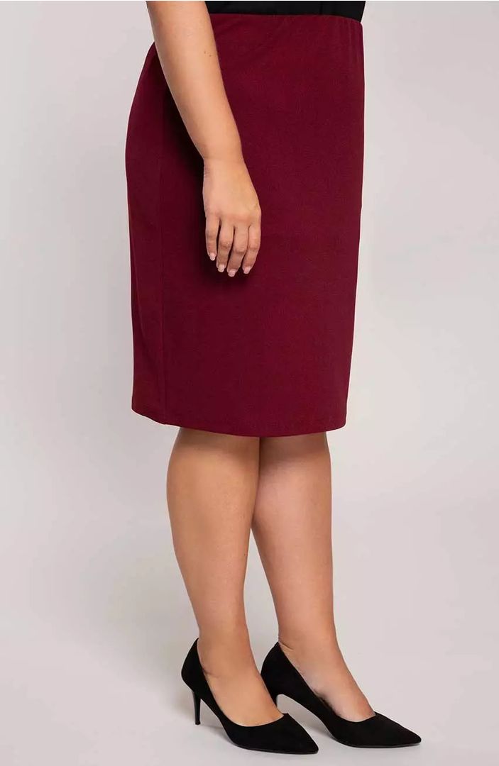 Lielo izmēru svārki bordo tonī, lielie izmēri i-veikalā jandase.lv