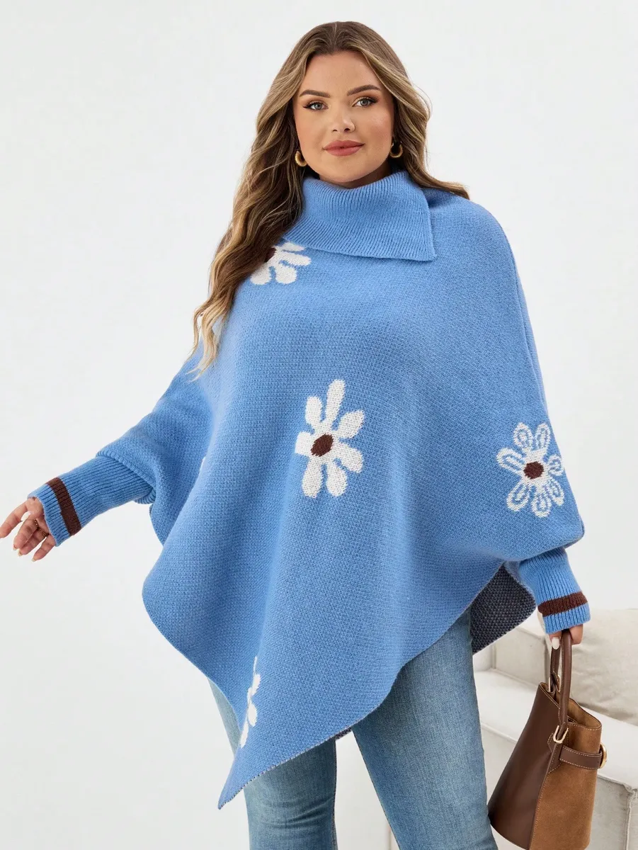 Liela izmēra asimetrisks džemperis, lielie izmēri i-veikalā jandase.lv