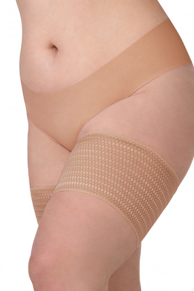 Augšstilbu anti berzes lentes bēšos toņos, lielie izmēri i-veikalā jandase.lv