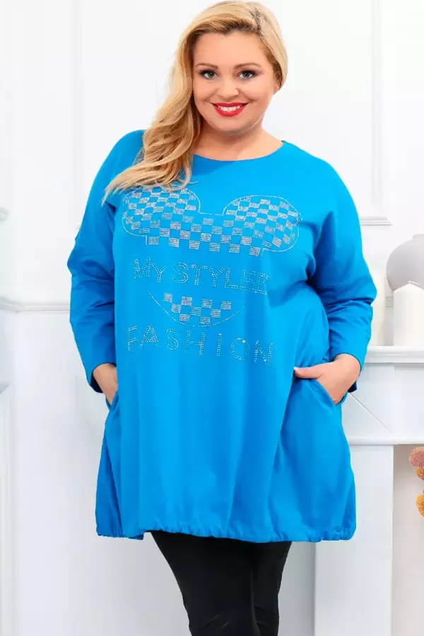 Debeszila sieviešu tunika, lielie izmēri i-veikalā jandase.lv