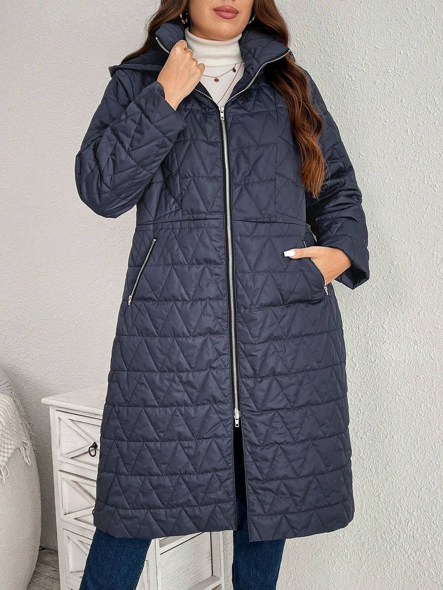 Tumši zila virsjaka, lielie izmēri i-veikalā jandase.lv