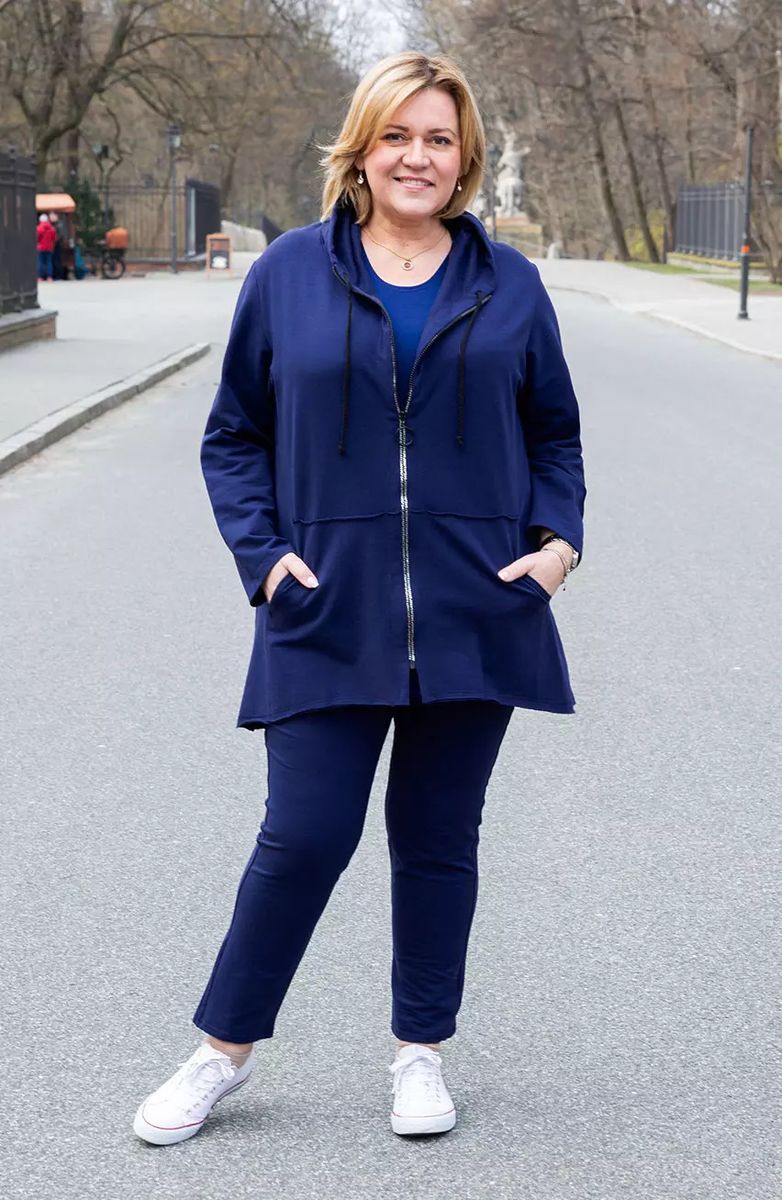 Zils treniņtērps, lielie izmēri i-veikalā jandase.lv